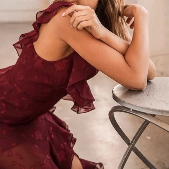 Lulus - ‘Forever Be’ Ruffle Dress - Picture 3 of 8